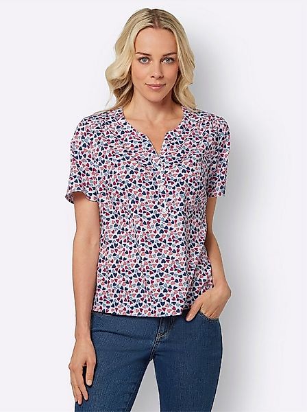 Sieh an! Klassische Bluse Kurzarm-Bluse Kurzarm günstig online kaufen