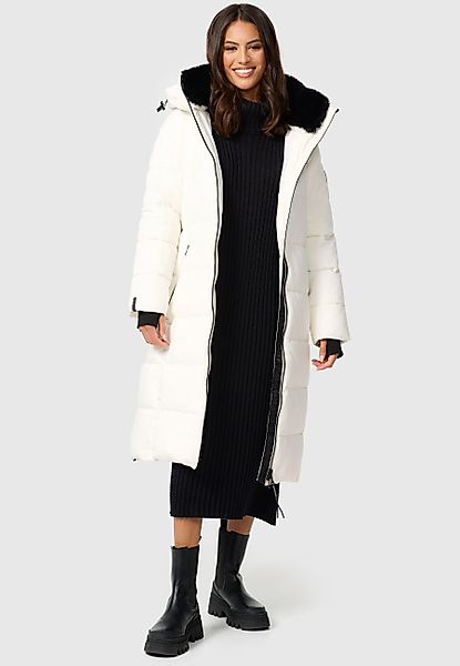 Marikoo Steppjacke "Zuraraa XVI" mit Kapuze langer Winter Mantel gesteppt günstig online kaufen