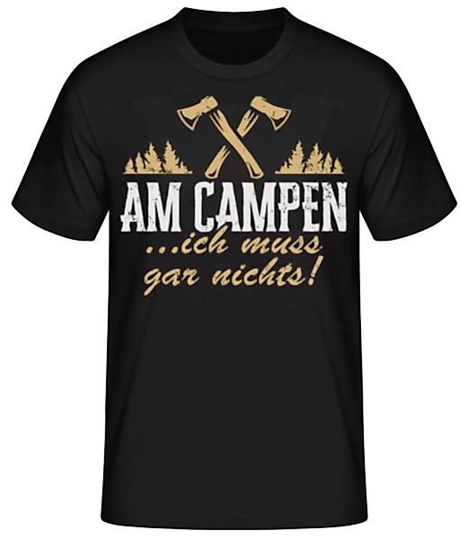 Am Campen · Männer Basic T-Shirt günstig online kaufen