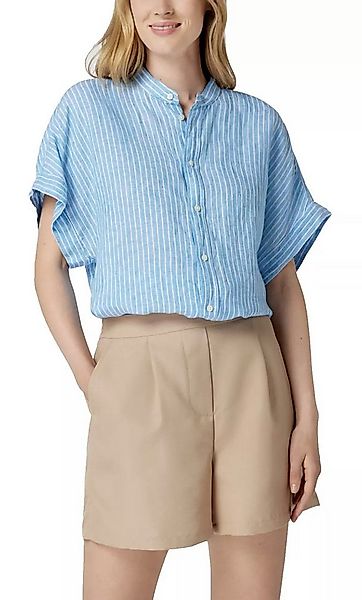 Polo Ralph Lauren Leinenhemd Damen Leinenbluse mit Mao-Kragen Dolman-Ärmel günstig online kaufen