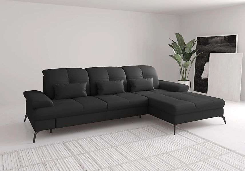 sit&more Ecksofa "Amica, L-Form, inkl. Sitztiefenverstellung & Armteilverst günstig online kaufen