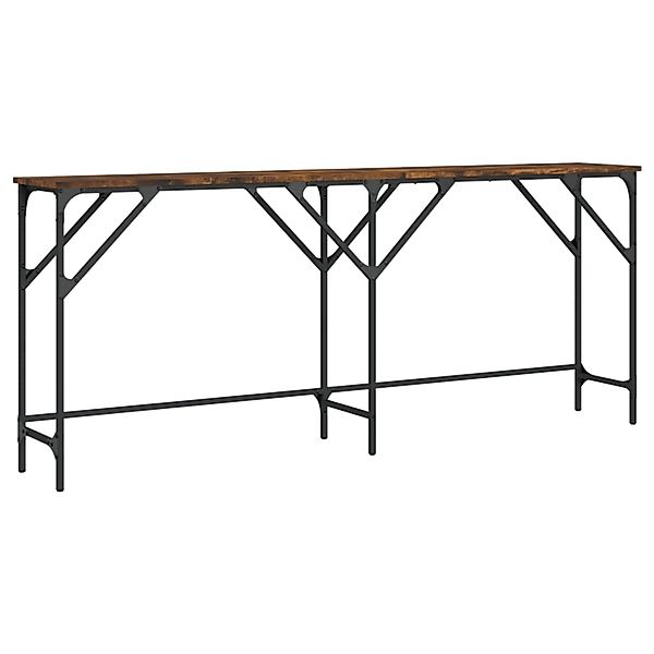 vidaXL Konsolentisch Räuchereiche 180x29x75 cm Holzwerkstoff 837764 günstig online kaufen