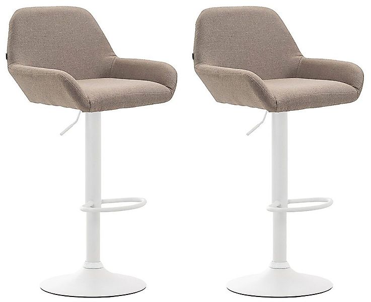 CLP Barhocker Braga Stoff (2er Set, günstig online kaufen