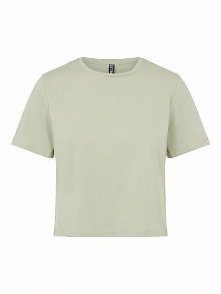 Pieces Rina Crop Kurzärmeliges T-shirt M Desert Sage günstig online kaufen