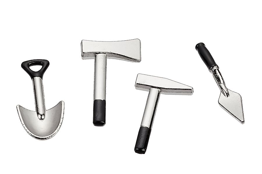 HobbyFun Dekofigur Gartenwerkzeug (4 St), 4er-Set günstig online kaufen