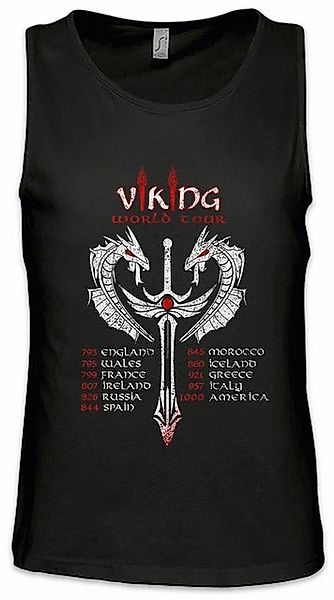 Urban Backwoods Tanktop Viking World Tour Ärmelloses T-Shirt Vikings Wiking günstig online kaufen