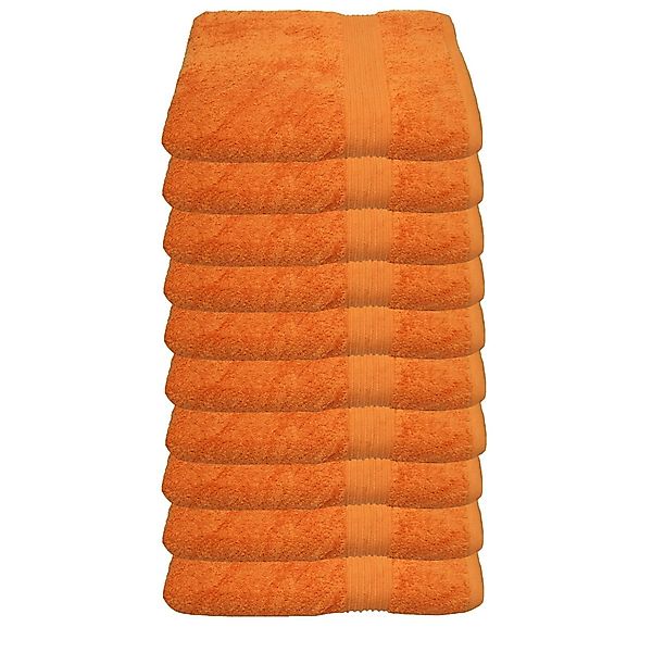 Julie Julsen Gästehandtücher 10-Gästehandtücher-Orange-Gästetuch 30 x günstig online kaufen