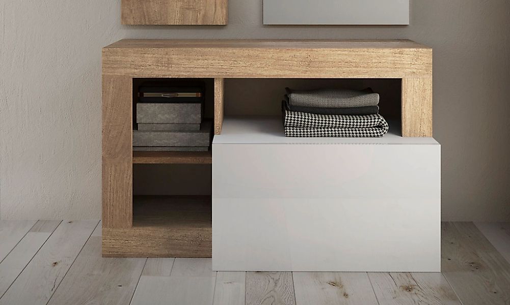 Home affaire Garderobenschrank "Hamburg, Breite 91 cm" mit 1 Klappe günstig online kaufen