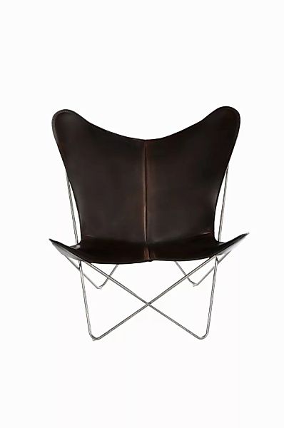 TRIFOLIUM Chair - Premiumsessel Edelstahl Mocca günstig online kaufen