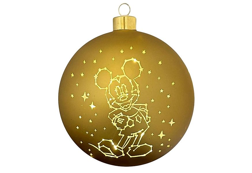 Disney LED Dekolicht Mickey Mouse Weihnachtskugel 15 cm beleuchtet Weihnach günstig online kaufen