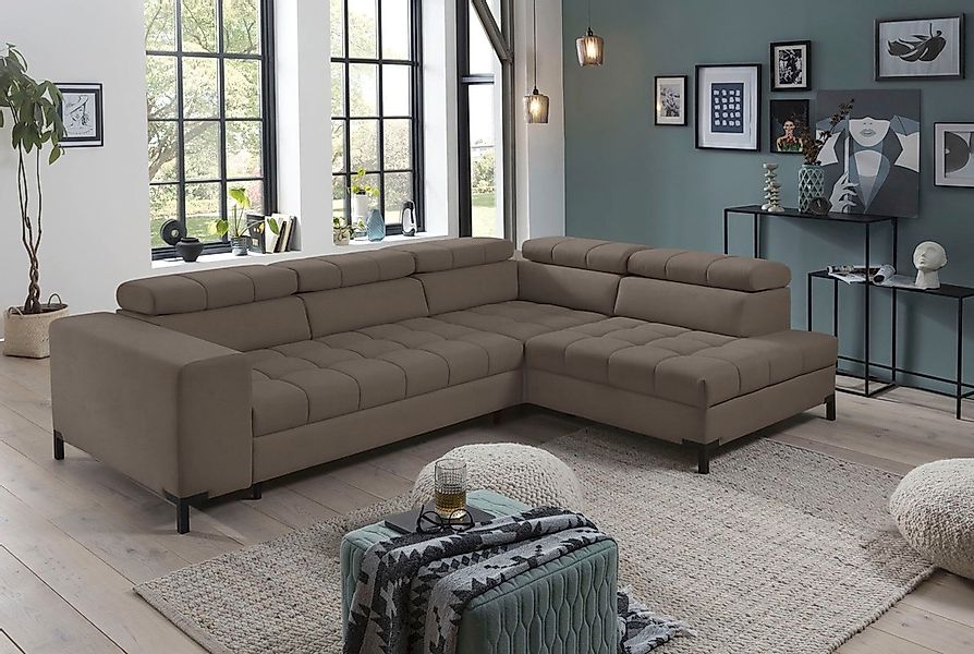 exxpo - sofa fashion Ecksofa "Bocco, hochwertige Verarbeitung, toller Sitzk günstig online kaufen
