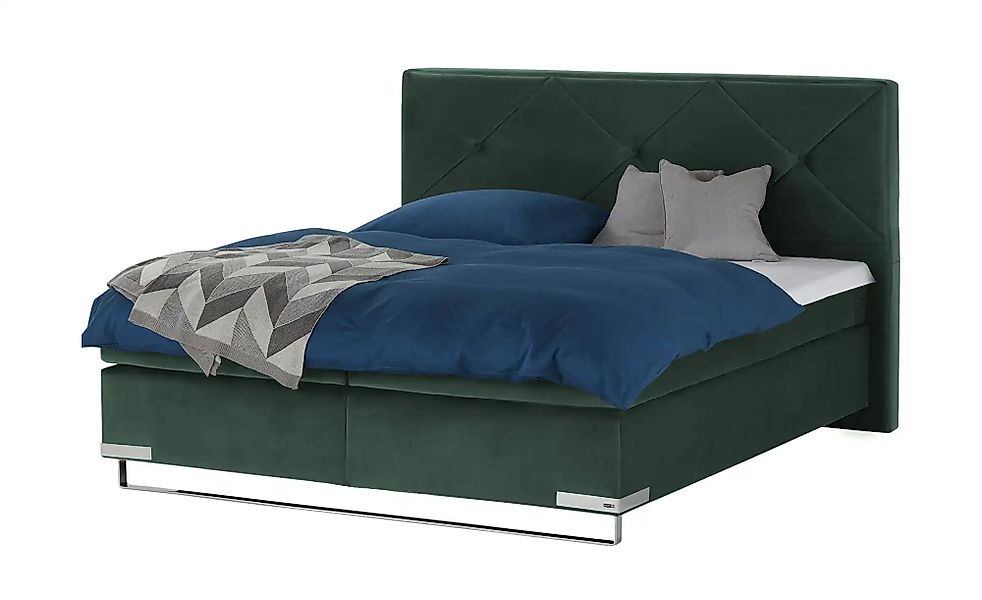 Musterring Boxspringbett Standardversion Dubai ¦ grün ¦ Maße (cm): B: 217 H günstig online kaufen