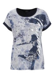Aniston SELECTED Blusenshirt mit seitlichen Galonstreifen günstig online kaufen