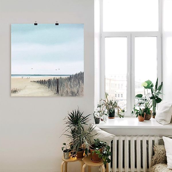 Artland Wandbild "Sonniger Morgen I", Strand, (1 St.) günstig online kaufen