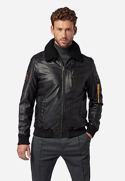 RICANO Lederjacke TG-1011 Lederjacke aus Lamm-Leder mit abtrennbarer Lammfe günstig online kaufen