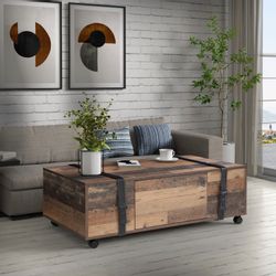 FORTE Couchtisch "Couchtisch Fobya" auf Rollen, Breite ca. 110 cm günstig online kaufen