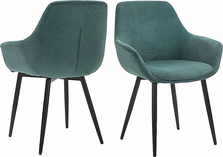 SalesFever Armlehnstuhl "Komfortabler Esszimmerstuhl im zeitlosen Design" ( günstig online kaufen