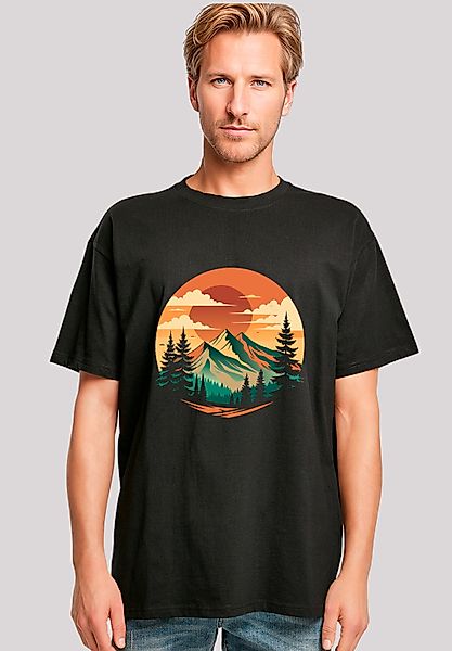 F4NT4STIC T-Shirt "Sonnenuntergang Berglandschaft" Premium Qualität günstig online kaufen