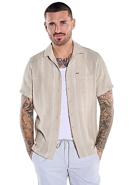 emilio adani Kurzarmhemd Herren Kurzarmhemd mit gewebter Streifenoptik, Bei günstig online kaufen