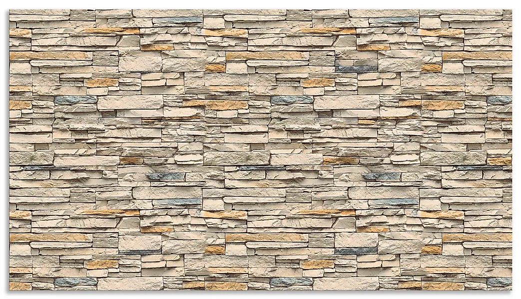 Artland Küchenrückwand "Braune alte Ziegelmauer", (1 tlg.), Alu Spritzschut günstig online kaufen