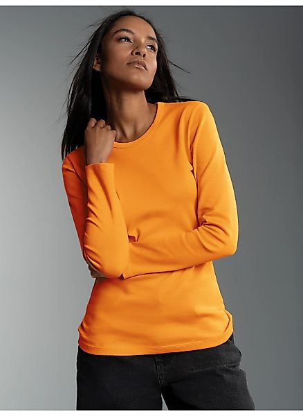 Trigema Longsleeve "TRIGEMA Langarmshirt", (1 tlg.) günstig online kaufen