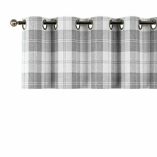 Kurzgardine mit Ösen, weiß-grau , 260 x 40 cm, Edinburgh (115-79) günstig online kaufen