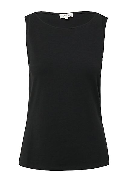 s.Oliver Shirttop - Ärmelloses Damen-Top mit U-Boot-Ausschnitt günstig online kaufen