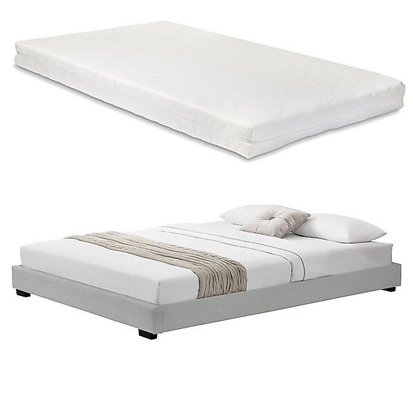 Corium Polsterbett, »Solingen« mit Kaltschaummatratze 180x200 cm Weiß günstig online kaufen