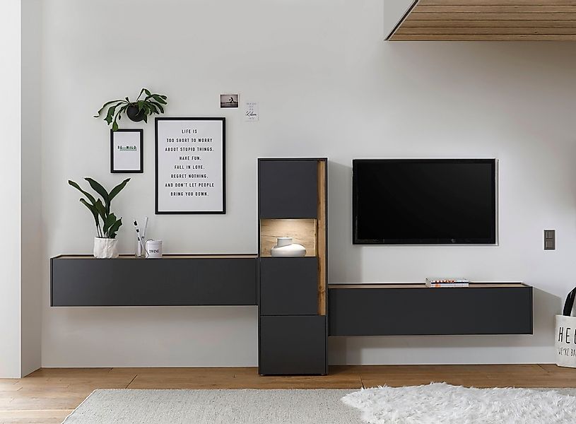 INOSIGN Wohnwand "City/Giron, moderne Anbauwand, Komplettset in vielen Farb günstig online kaufen