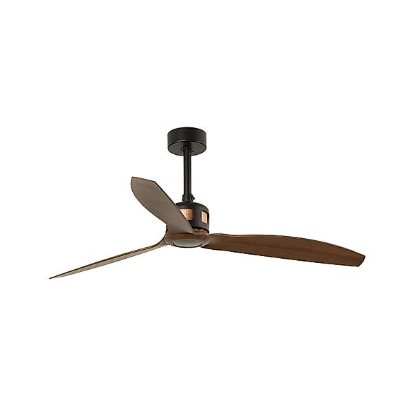 Deckenventilator Copper mit Fernbedienung, walnuss günstig online kaufen