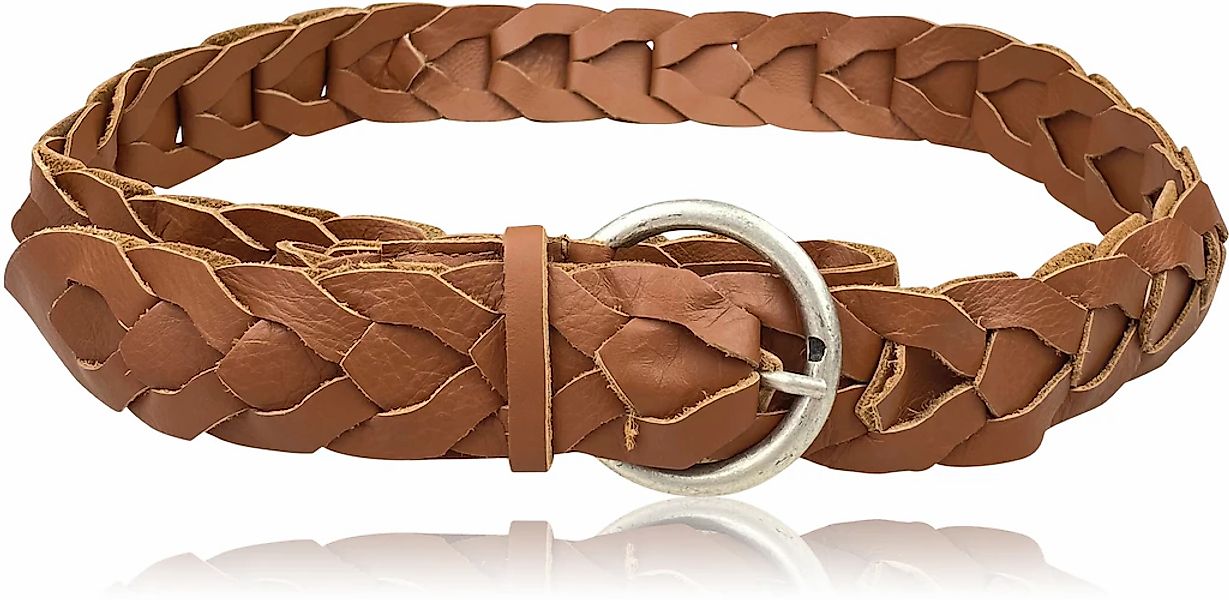 COLLEZIONE ALESSANDRO Ledergürtel "Big Element" aus dutzenden Lederelemente günstig online kaufen