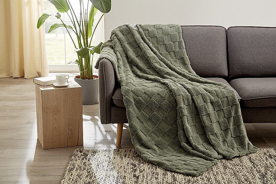Wohndecke GÖZZE Decke FRANKA salbei BL günstig online kaufen