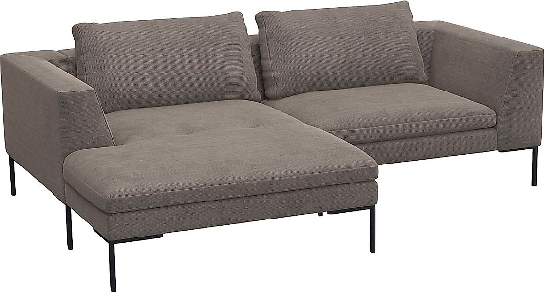 FLEXLUX Ecksofa "Loano, superbequemer Sitzkomfort durch Kaltschaum im Sitz, günstig online kaufen