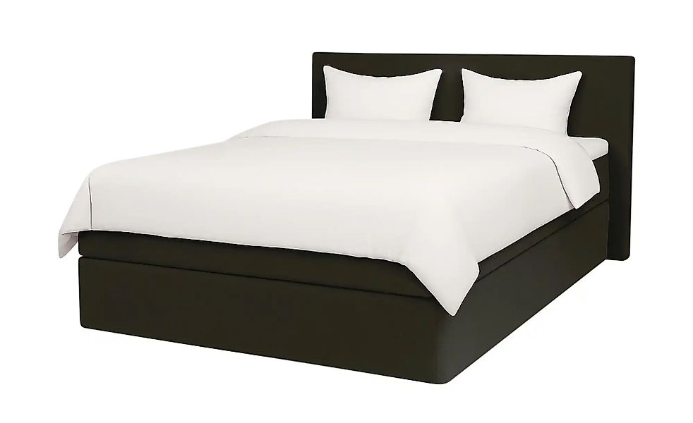 Boxspringbett 140x200 in anthrazit Elin ¦ schwarz ¦ Maße (cm): B: 140 H: 10 günstig online kaufen