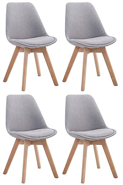 CLP Esszimmerstuhl Borneo V2 Stoff (4er günstig online kaufen