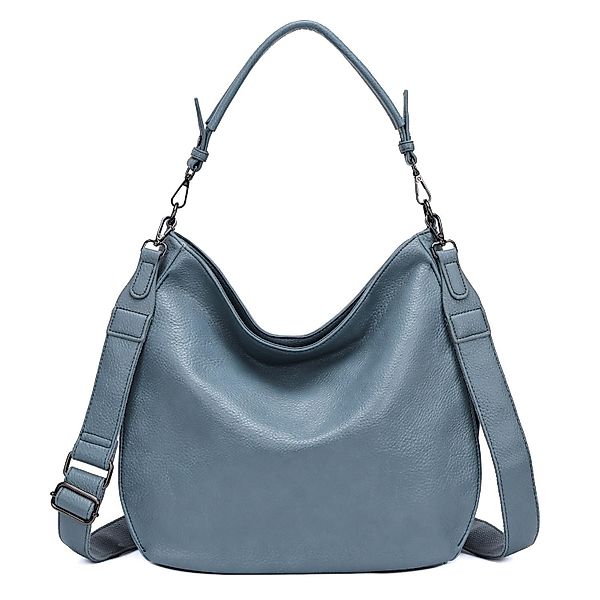 ITALYSHOP24 Schultertasche DAMEN TASCHE SHOPPER Hobo günstig online kaufen
