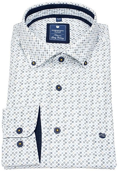 Redmond Langarmhemd Button-Down-Kragen günstig online kaufen