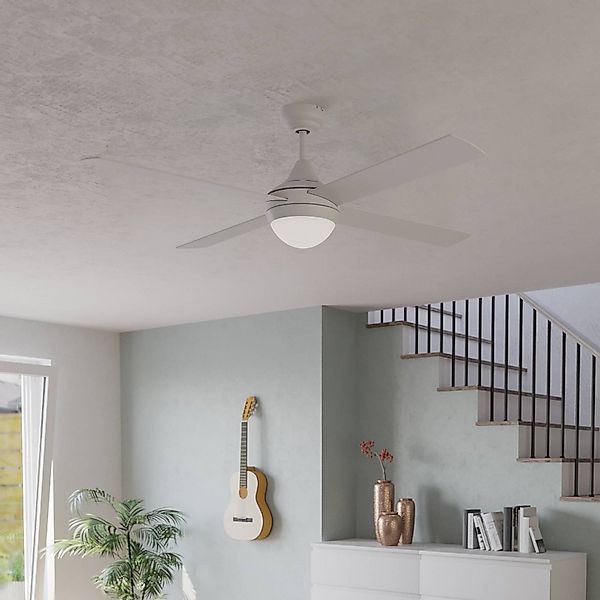 EGLO LED Deckenleuchte »VARADERO Deckenventilator«, 2 flammig, Leuchtmittel günstig online kaufen