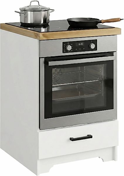 Home affaire Herdumbauschrank "Meliss" aus massiver Kiefer, Breite 60 cm, S günstig online kaufen