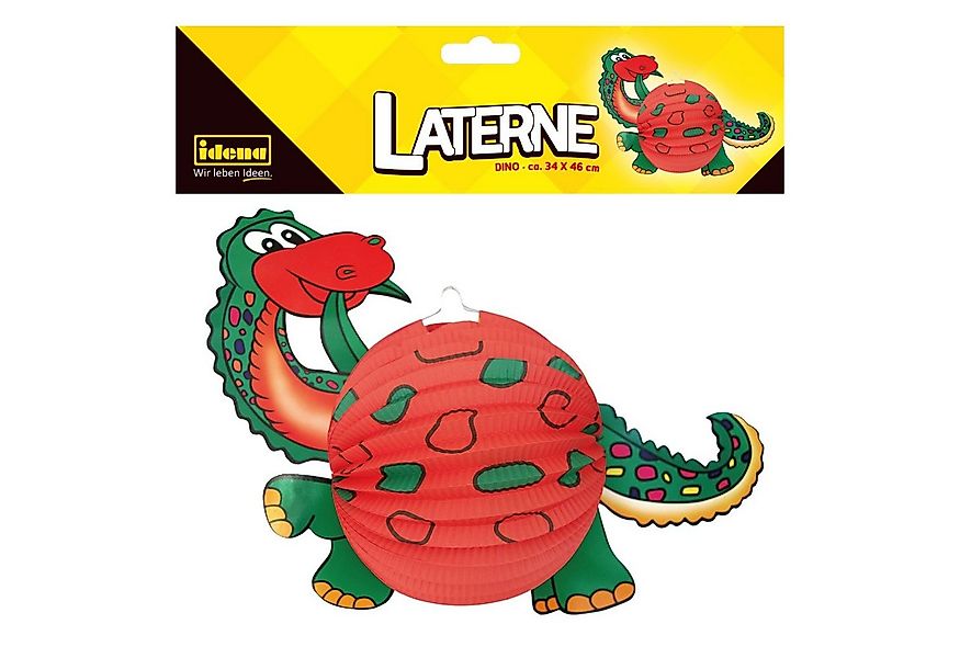 Idena Umzugslaterne Idena Laterne Dino rot grün 34x46cm günstig online kaufen