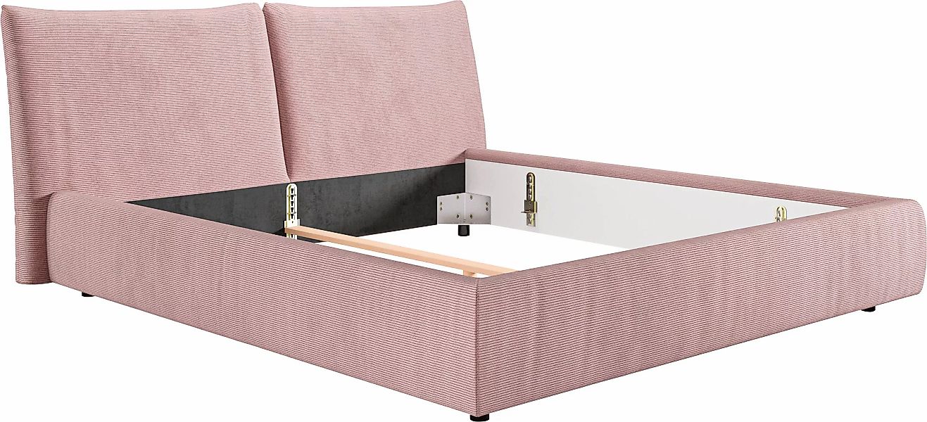 Places of Style Polsterbett "Priora in 4 Breiten bis 200cm", auch in NaturL günstig online kaufen