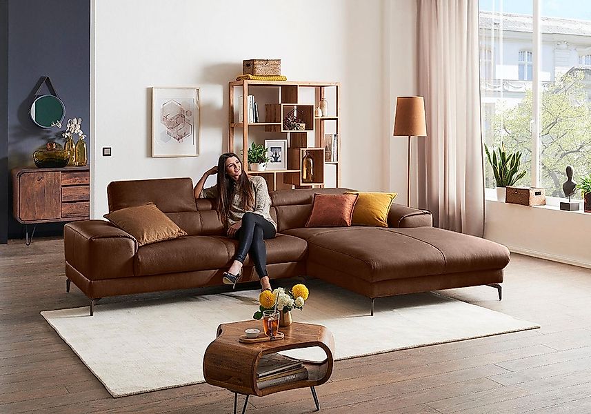 W.SCHILLIG Ecksofa "Piedroo, Designsofa mit tollem Sitzkomfort, elegant und günstig online kaufen