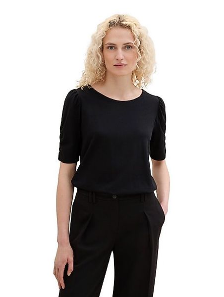 TOM TAILOR T-Shirt mit Raffung an günstig online kaufen