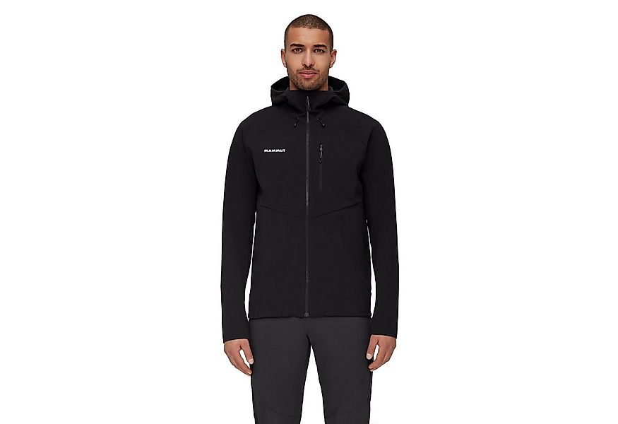 Mammut Softshelljacke Ultimate Comfort SO Hooded (winddicht) schwarz Herren günstig online kaufen