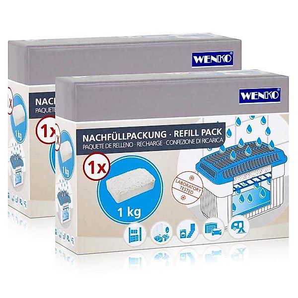 WENKO Luftentfeuchter 2x Wenko Nachfüllpackung Feuchtigkeitskiller günstig online kaufen