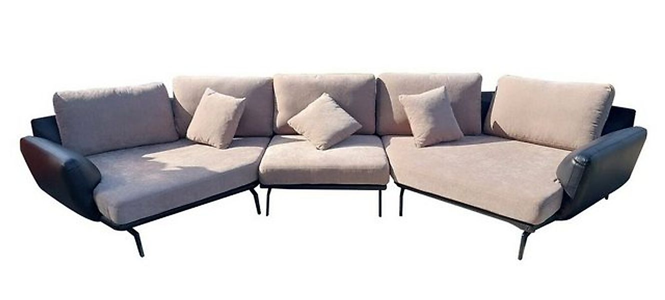 JVmoebel Ecksofa Modern U-Form Ecksofa Beige Wohnzimmer Sitz SOFORT, 1 Teil günstig online kaufen