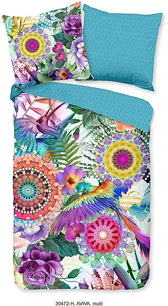 hip Wendebettwäsche »Aviva«, Mako-Satin, 135x200, Reißverschluss, Wendeopti günstig online kaufen