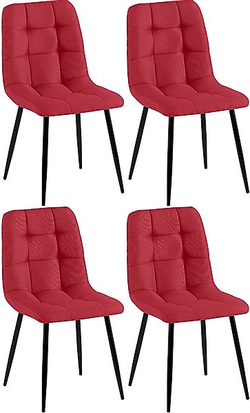 CLP Esszimmerstuhl Antibes Stoff (4er Set), günstig online kaufen
