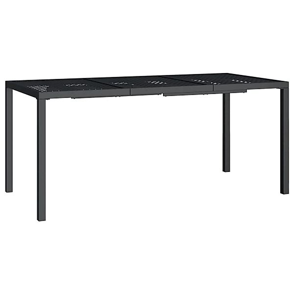 vidaXL Gartentisch Anthrazit 165x80x72 cm Stahl 362746 günstig online kaufen
