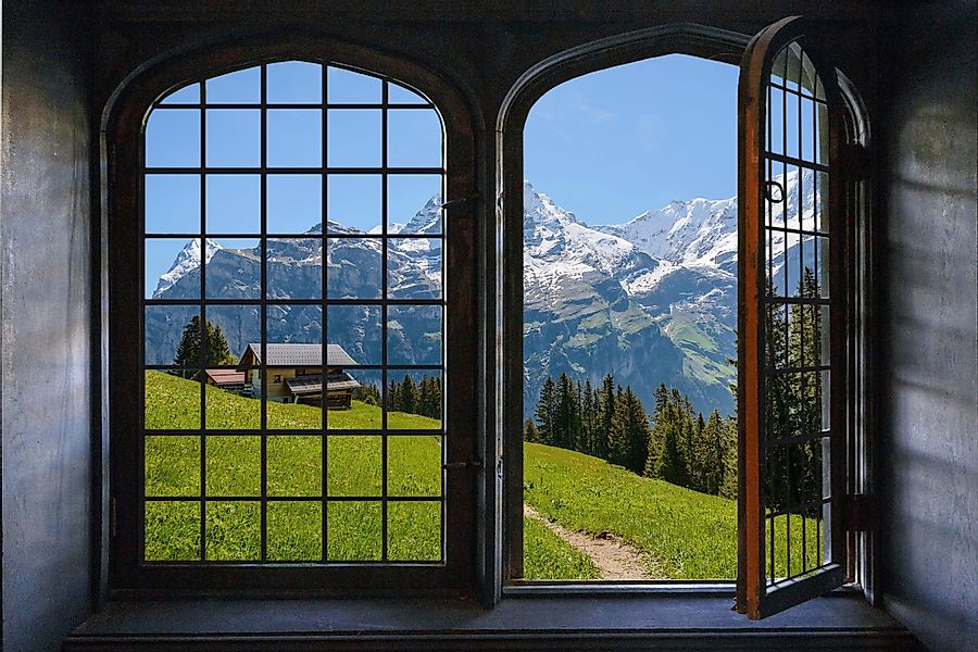 queence Wandsticker Südtirol, Wandsticker, Wandbild, selbstklebend, günstig online kaufen